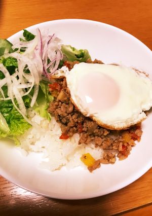 我が家のガパオ風ライス-レシピのメイン写真
