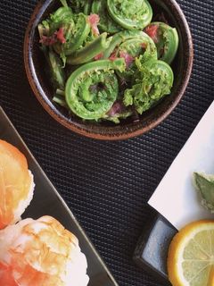 こごみの梅肉和え-レシピのメイン写真