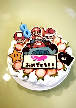 マリオ ★マリオカートケーキ★-レシピのメイン写真