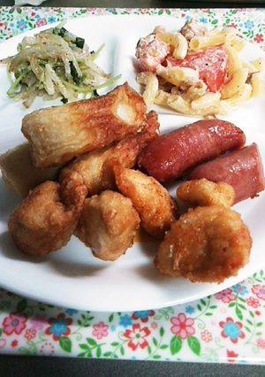 ちくわと胸肉の竜田揚げ♪-レシピのメイン写真