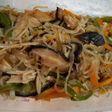キノコとしらたきの炒め物