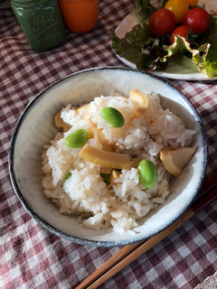 たけのこ♡ちりめんじゃこの混ぜごはん-レシピのメイン写真