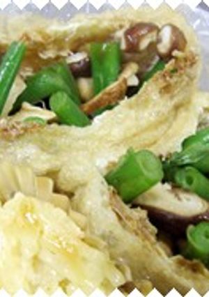 レンジで簡単♪お揚げの詰め物-レシピのメイン写真