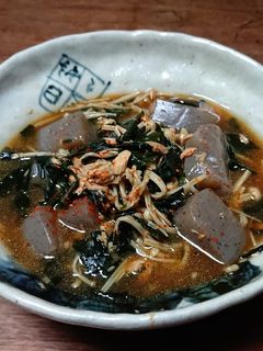 コンニャク煮物-レシピのメイン写真