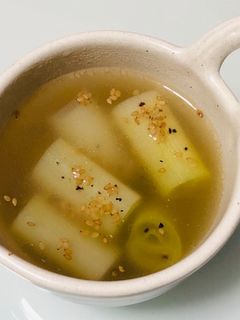簡単☆ごま油香る生姜ねぎスープ-レシピのメイン写真