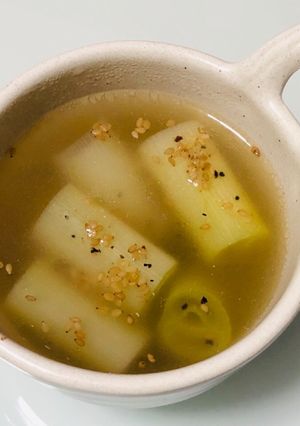 簡単☆ごま油香る生姜ねぎスープ-レシピのメイン写真