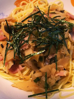 タケノコとベーコンの和風スパゲッティー-レシピのメイン写真
