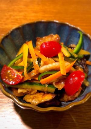豚と茄子の南蛮漬け-レシピのメイン写真
