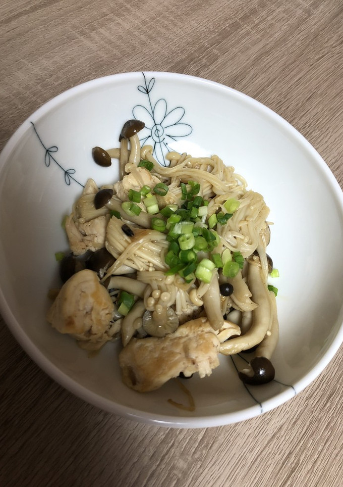 【ダイエット飯】きのことささみの炒め物-レシピのメイン写真