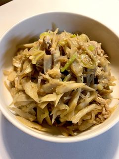 糸こんにゃくとごぼうの炒めもの-レシピのメイン写真