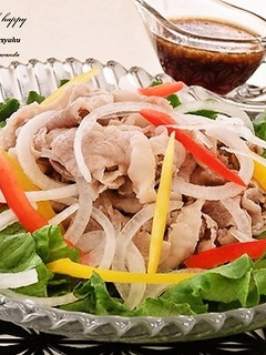 牛しゃぶと新玉ねぎのサラダ-レシピのメイン写真