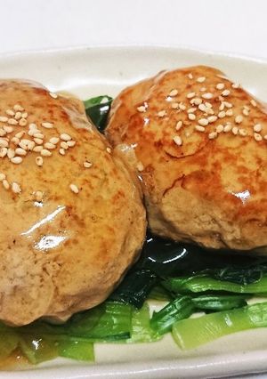 歯応え良し♪たけのこ入りつくね-レシピのメイン写真