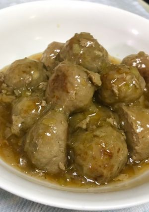 揚げない肉団子 甘酢あんかけ-レシピのメイン写真