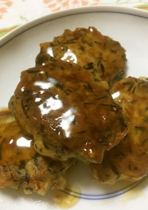 あんかけ和風ひじき大人バーグ-レシピのメイン写真
