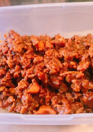 たけのこ入りの肉味噌-レシピのメイン写真