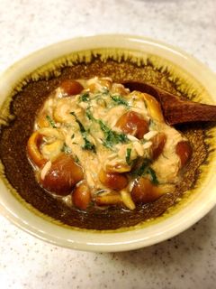 簡単小鉢♪なめことツナと大葉のポン酢和え-レシピのメイン写真