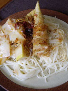 旬のたけのこ素麺和え-レシピのメイン写真