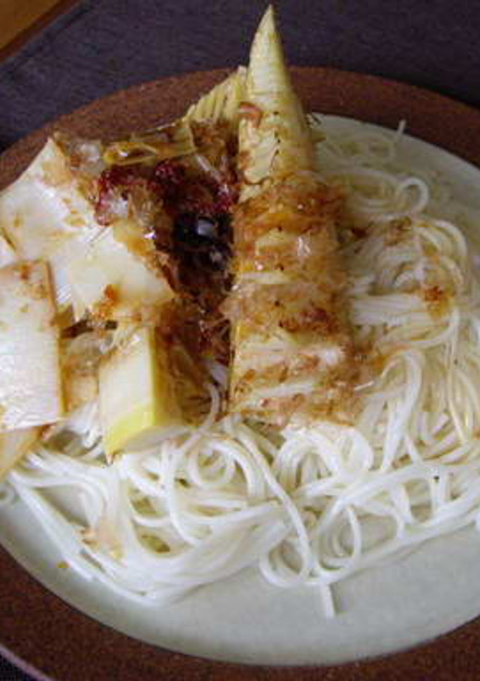 旬のたけのこ素麺和え-レシピのメイン写真