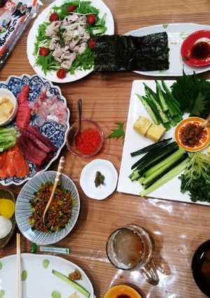 手巻き寿司 2019.5.6 おもてなし-レシピのメイン写真