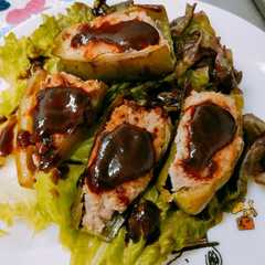 รูปของ グルテンフリーのピーマンの肉詰め