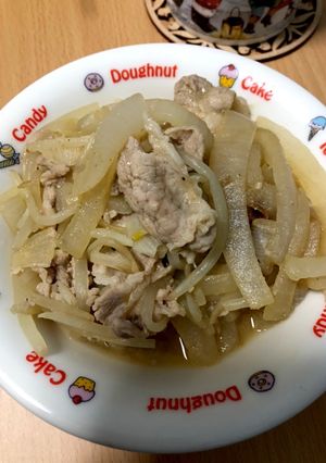 簡単、豚肉の味噌煮-レシピのメイン写真