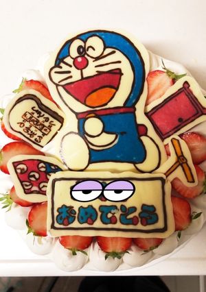 ドラえもん ケーキ-レシピのメイン写真