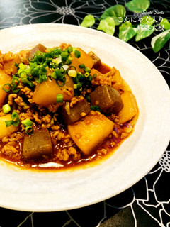 こんにゃく入り麻婆大根-レシピのメイン写真