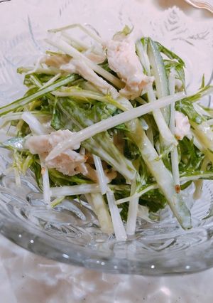 水菜のサラダ-レシピのメイン写真