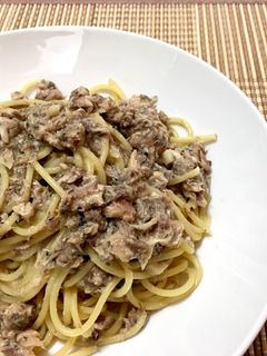さば缶アレンジ!和風パスタ✨-レシピのメイン写真