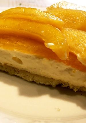 黄桃のレアチーズタルト-レシピのメイン写真