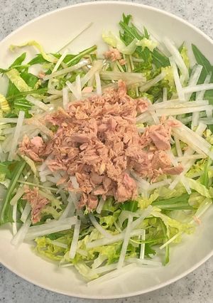 大根とツナのサラダ-レシピのメイン写真