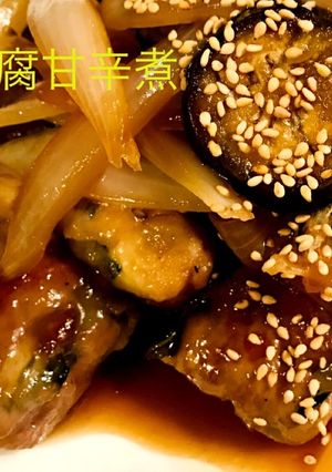 ★簡単★豚コマ巻高野豆腐の甘辛煮-レシピのメイン写真