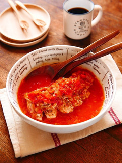 セロリ香る♪鶏胸肉のレンチン!トマト煮-レシピのメイン写真