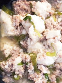 塩麹と甘酒であっさりひき肉豆腐煮-レシピのメイン写真