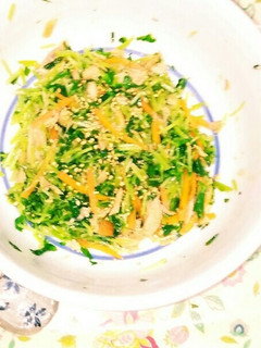 レンジで超簡単❗豆苗のツナ醤油和え☺⛄☕-レシピのメイン写真