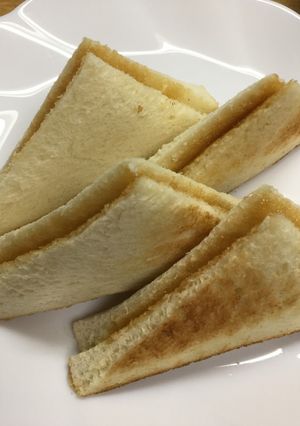 ピーナツバターのホットサンドイッチ-レシピのメイン写真