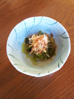 旬の味!わさび葉の湯漬け-レシピのメイン写真