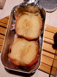 メスティンで焼きリンゴ-レシピのメイン写真