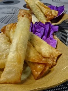 アスパラの、餃子皮巻き揚げ-レシピのメイン写真
