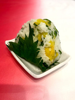 大葉 と たくあん の おにぎり-レシピのメイン写真