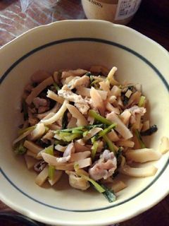 大根葉とタケノコの炒め物-レシピのメイン写真