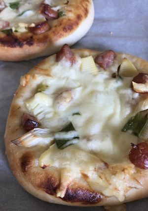 簡単！食感がイイ！「和風たけのこピザ」-レシピのメイン写真