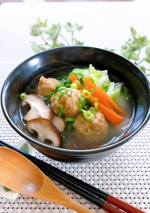 肉団子入り★簡単中華スープ-レシピのメイン写真