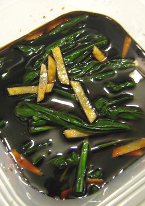 簡単！行者にんにく（ヒトビロ）の醤油漬け-レシピのメイン写真