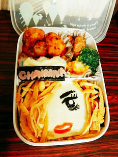 キャラ弁 JK向けちゃんみな弁当-レシピのメイン写真