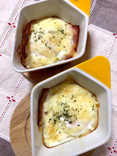 めちゃ☆簡単入れるだけ卵のココット☆-レシピのメイン写真