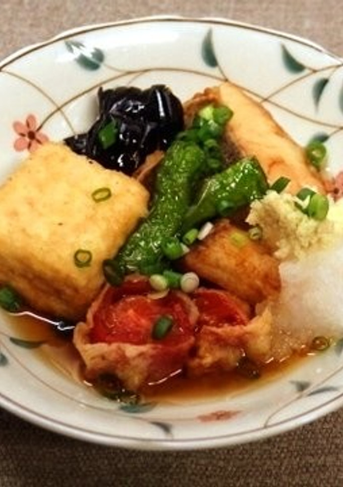 スズキと夏野菜の揚げ出し-レシピのメイン写真