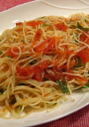 とびっこと大葉の冷製パスタ-レシピのメイン写真