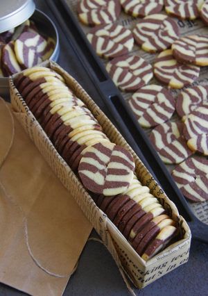 チョコレートマーブルクッキー-レシピのメイン写真