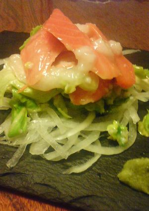 季節の野菜とルイベ塩糀わさび和え-レシピのメイン写真